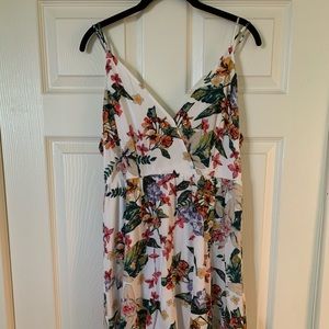 Strappy floral dress